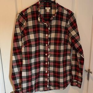 J. Crew womens Plaid Shirt
